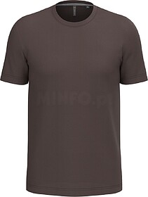 K356C T-shirt manga curta decote redondo tam: L cor: Chocola...