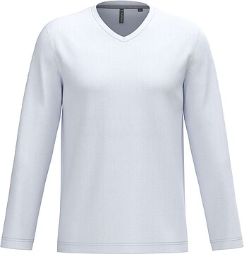 T-shirt manga comprida e decote V K358
