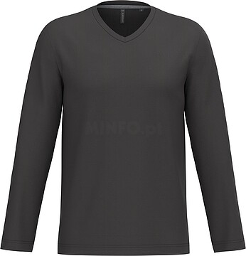 T-shirt manga comprida e decote V K358