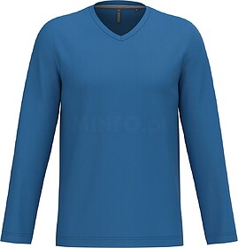 K358C T-shirt manga comprida e decote V tam: XXL cor: Light ...