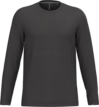 T-shirt manga comprida decote redondo K359