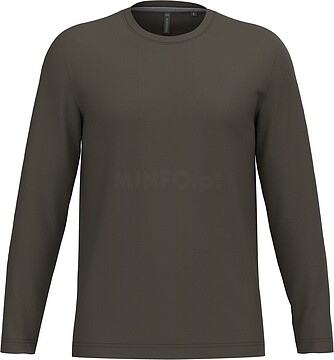 T-shirt manga comprida decote redondo K359