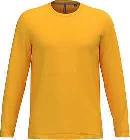 K359C T-shirt manga comprida decote redondo tam: S cor: Yell...