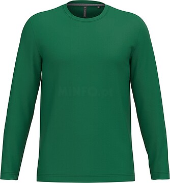 T-shirt manga comprida decote redondo K359