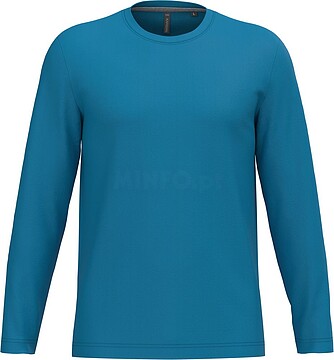 T-shirt manga comprida decote redondo K359