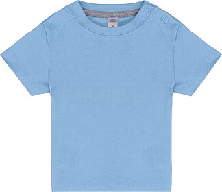 K363C T-shirt de bebé manga curta tam: 18M cor: Sky Blue : ...