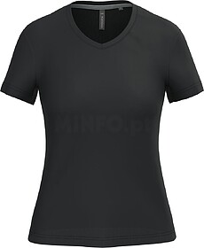K381C T-shirt de senhora de manga curta e decote V tam: L co...