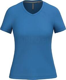 K381C T-shirt de senhora de manga curta e decote V tam: S co...