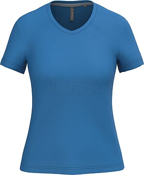 T-shirt de senhora de manga curta e decote V K381