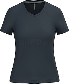 K381C T-shirt de senhora de manga curta e decote V tam: S co...