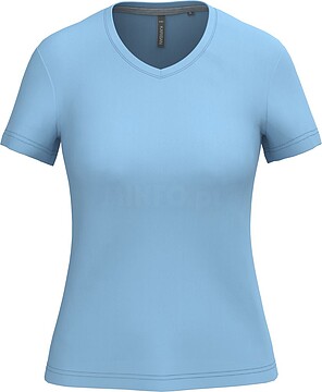 T-shirt de senhora de manga curta e decote V K381