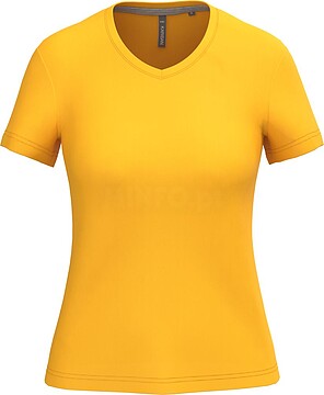 T-shirt de senhora de manga curta e decote V K381