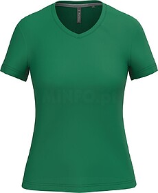 K381C T-shirt de senhora de manga curta e decote V tam: S co...