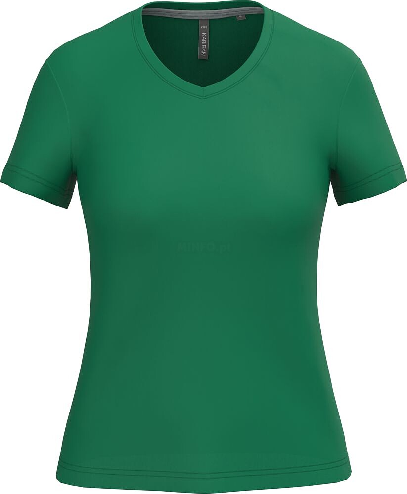 T-shirt de senhora de manga curta e decote V K381