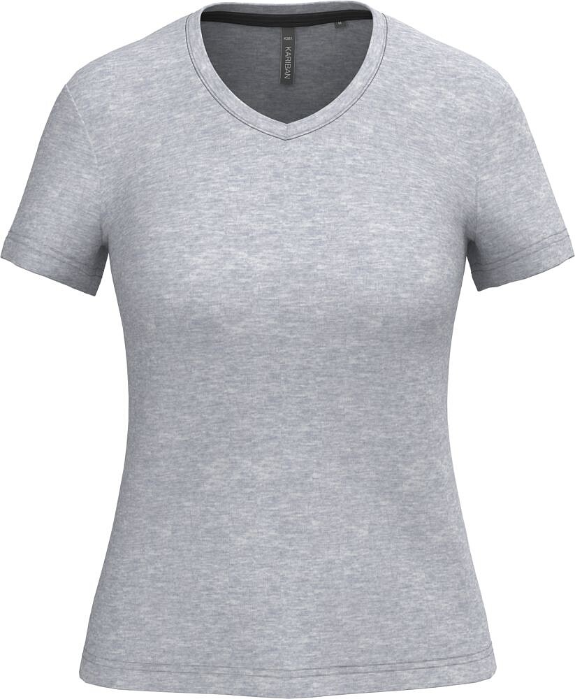 T-shirt de senhora de manga curta e decote V K381