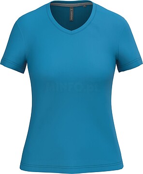 T-shirt de senhora de manga curta e decote V K381