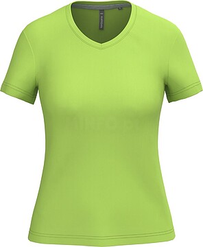 T-shirt de senhora de manga curta e decote V K381