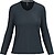 T-shirt de manga comprida decote V senhora K382 - imagem 1