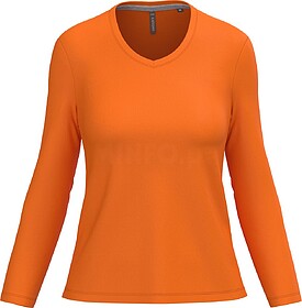 K382C T-shirt de manga comprida decote V senhora tam: S cor:...