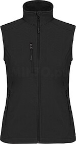 K404 Colete softshell de senhora tam: L cor: Black : Kariban...