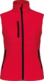 K404 Colete softshell de senhora tam: 4XL cor: Red : Kariban...