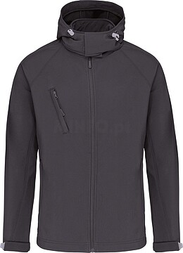 Blusão softshell com capuz amovível K413