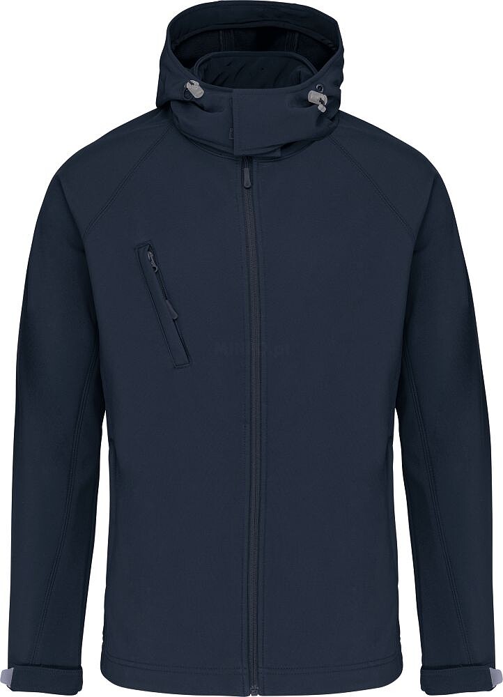 Blusão softshell com capuz amovível K413