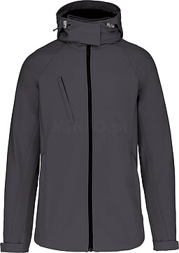 Blusão softshell de senhora com capuz amovível K414
