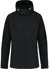 K414 Blusão softshell de senhora com capuz amovível tam: S...