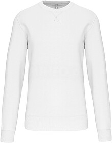 K442 Sweatshirt com decote redondo tam: M cor: White : Karib...
