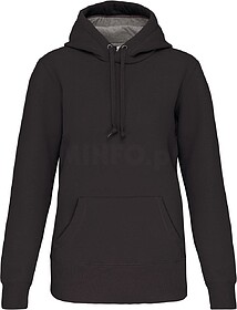 K443C Sweatshirt com capuz tam: L cor: Dark Grey : Kariban C...