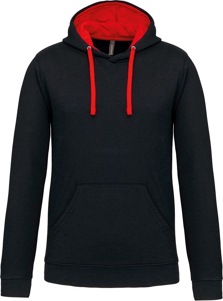 Sweatshirt com capuz em contraste K446