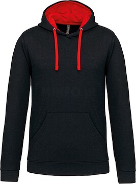 Sweatshirt com capuz em contraste K446