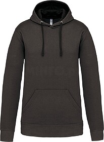 K446 Sweatshirt com capuz em contraste tam: XL cor: Dark Gre...