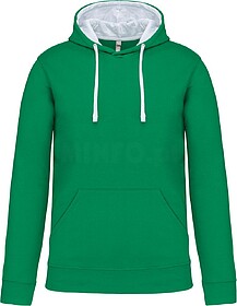 K446 Sweatshirt com capuz em contraste tam: S cor: Light Kel...