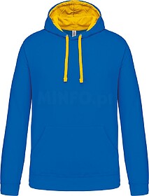K446 Sweatshirt com capuz em contraste tam: 3XL cor: Light R...