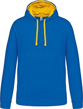 Sweatshirt com capuz em contraste K446