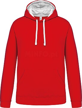 Sweatshirt com capuz em contraste K446