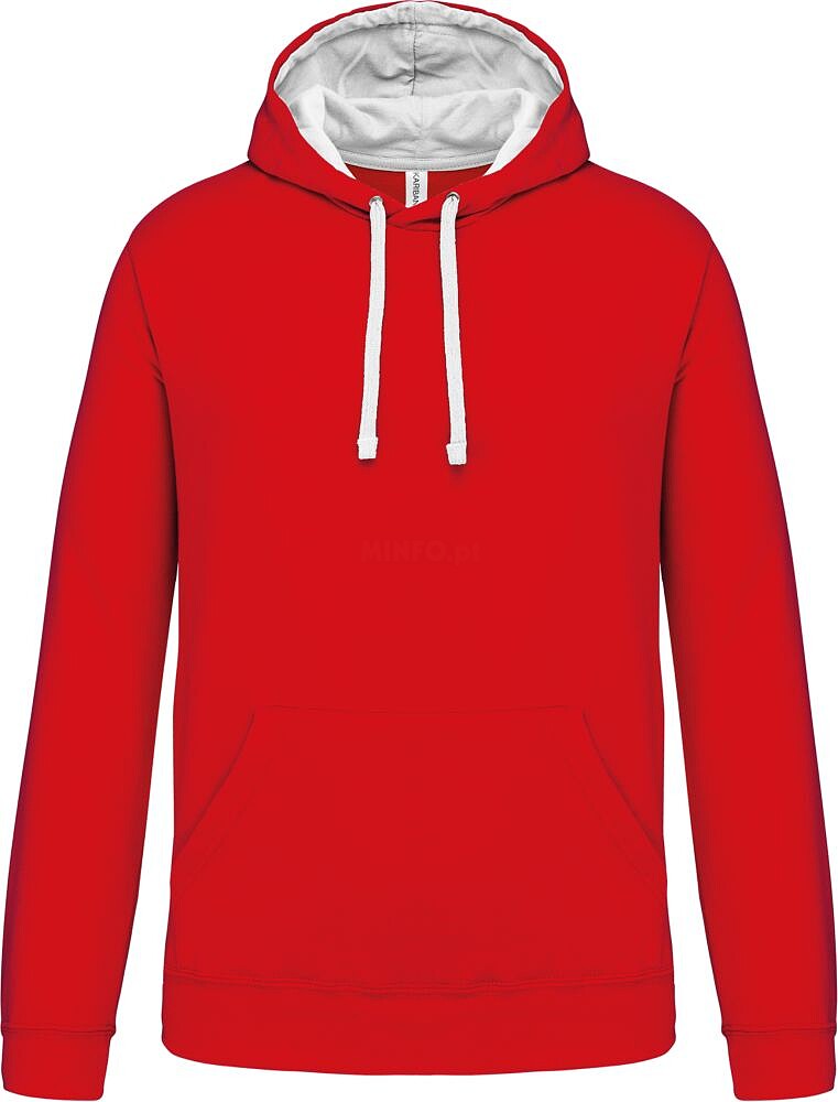 Sweatshirt com capuz em contraste K446