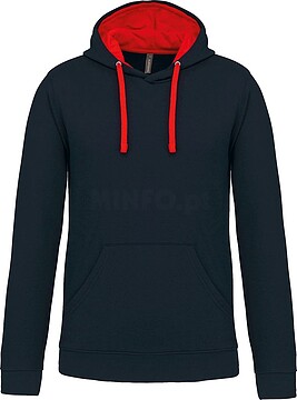 Sweatshirt com capuz em contraste K446