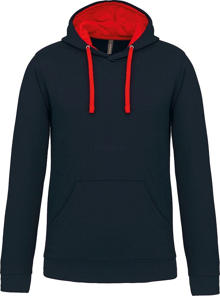 Sweatshirt com capuz em contraste K446