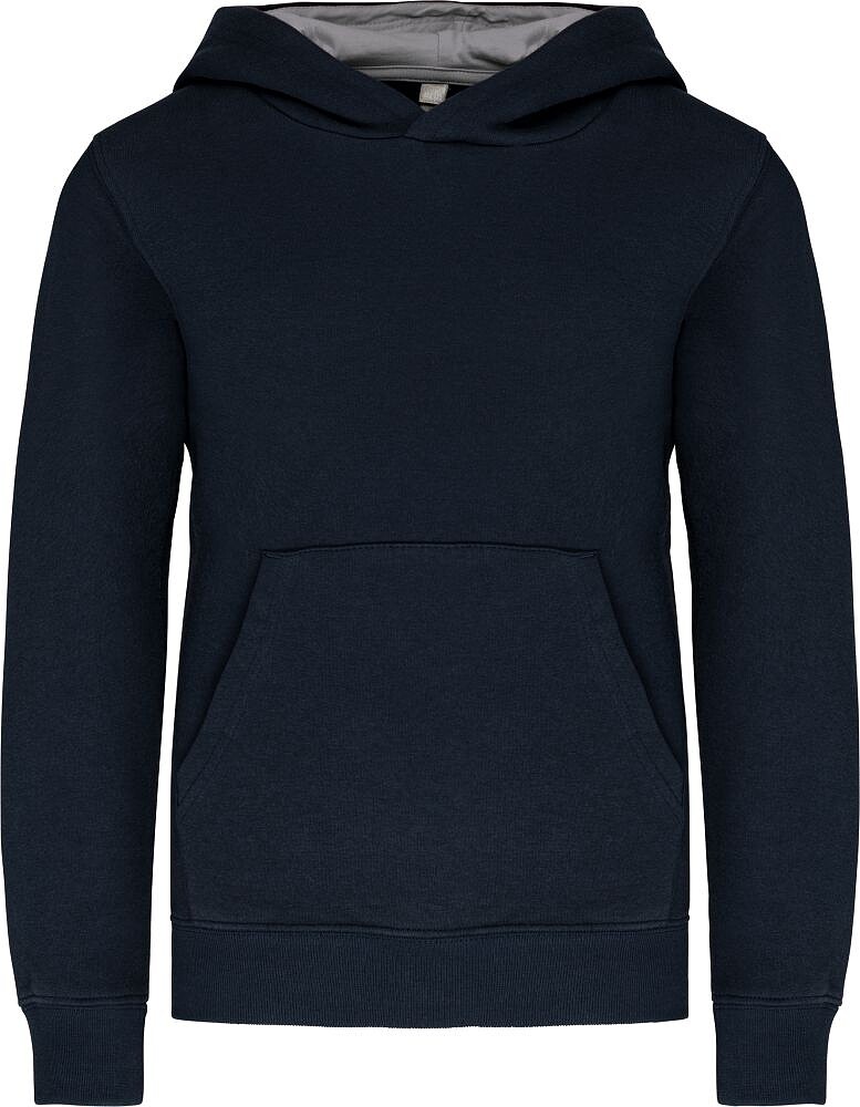 Sweatshirt de criança com capuz em contraste K453