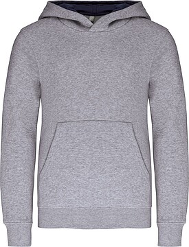 Sweatshirt de criança com capuz em contraste K453