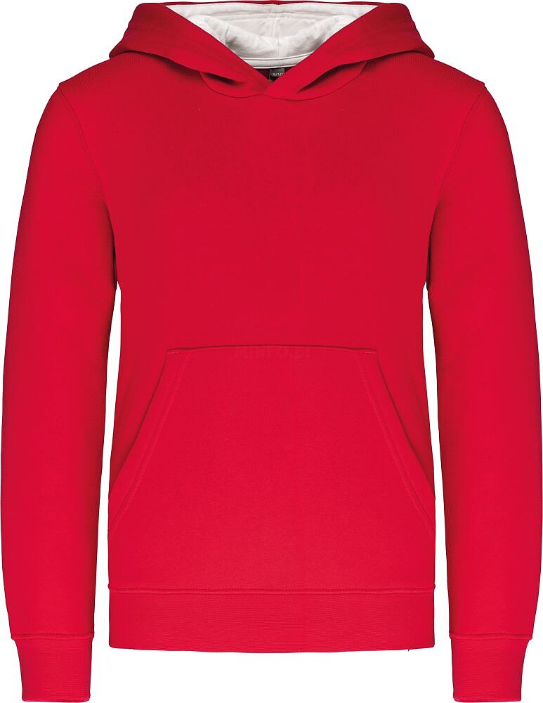 Sweatshirt de criança com capuz em contraste K453