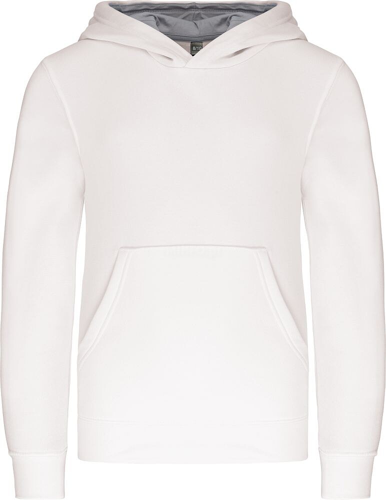 Sweatshirt de criança com capuz em contraste K453