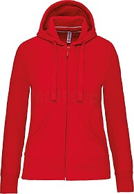 K464C Casaco sweatshirt de senhora com capuz tam: XS cor: Re...