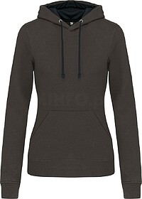 K465 Sweatshirt de senhora com capuz em contraste tam: XXL c...