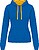 Sweatshirt de senhora com capuz em contraste K465 - imagem 1