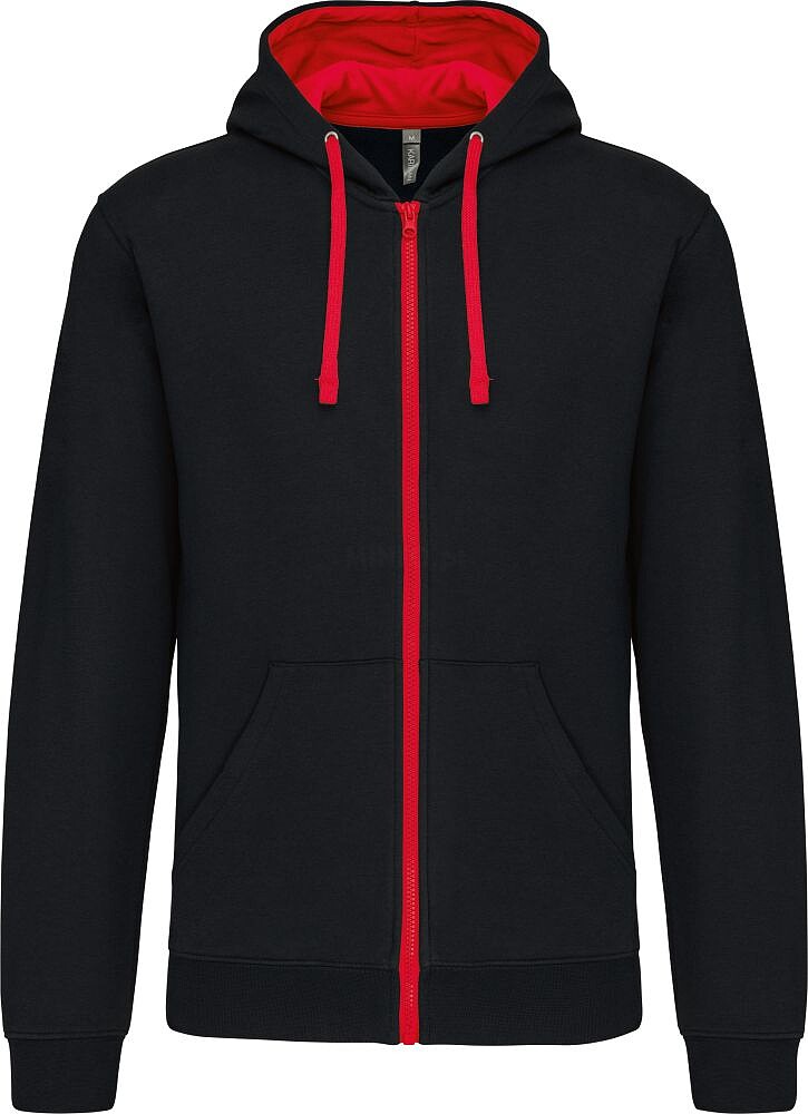 Casaco sweatshirt com capuz em contraste K466