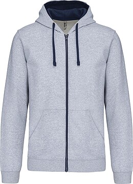 Casaco sweatshirt com capuz em contraste K466